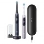 Oral-B | iO 9 Series Duo | Electric Toothbrush | Rechargeable | For adults | ml | Number of heads | Black Onyx/Rose | Number of - 2